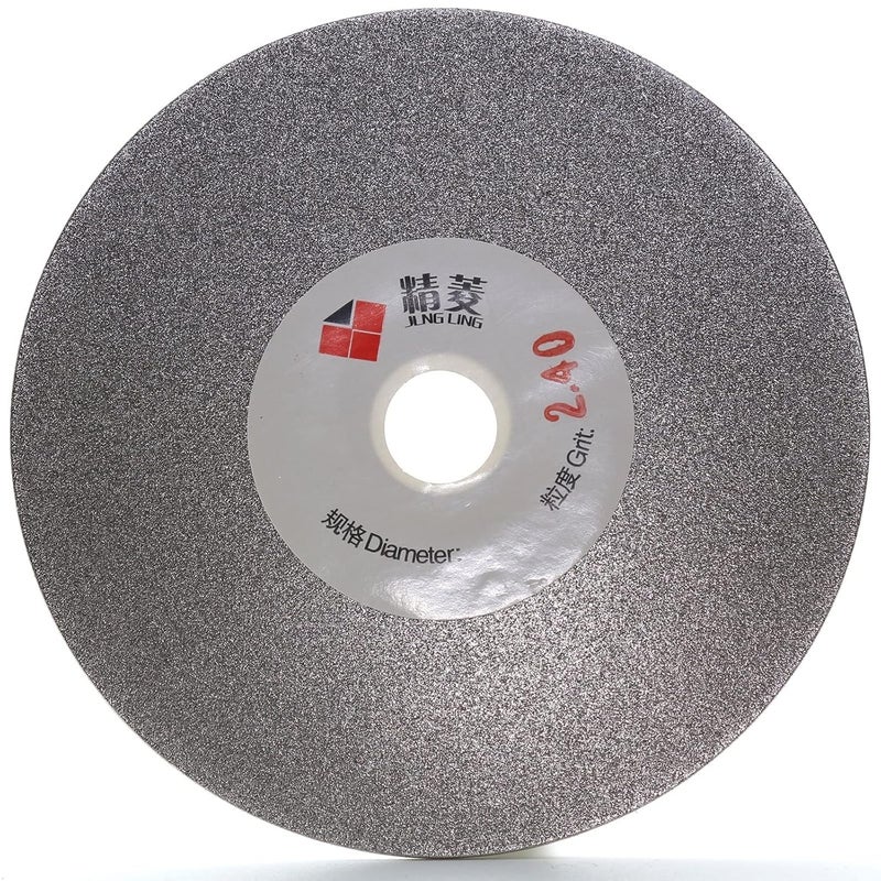 Jingling 4" inch 100mm Diamond Flat Lap Disc Coated Grinding Disk Grit 240 Medium - Image 3